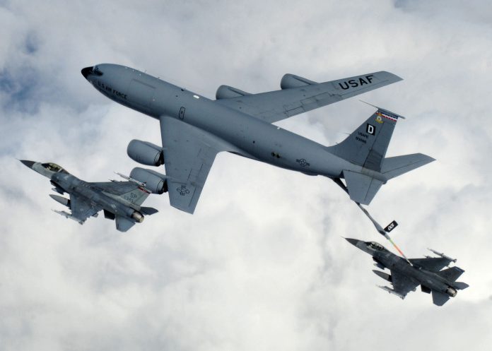 Mildenhall Kc 135 Refueling Spang F 16s