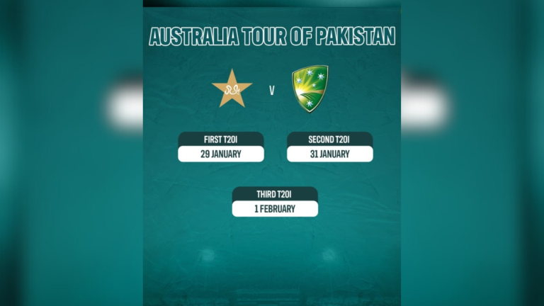 Australia to Play Three T20Is in Lahore Ahead of 2026 World Cup