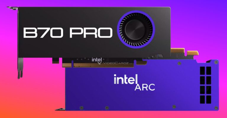 Intel Arc Pro B70 with BMG-G31 GPU is set to launch, delivering powerful graphics performance and features for professional creators.