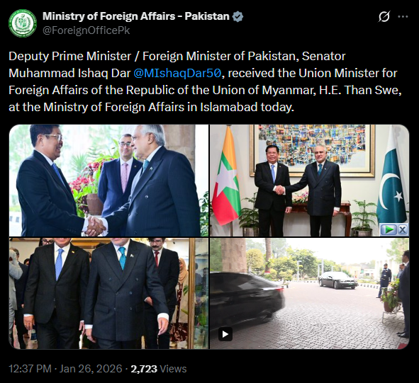 Pakistan hopes Myanmar polls will ‘contribute to stability’