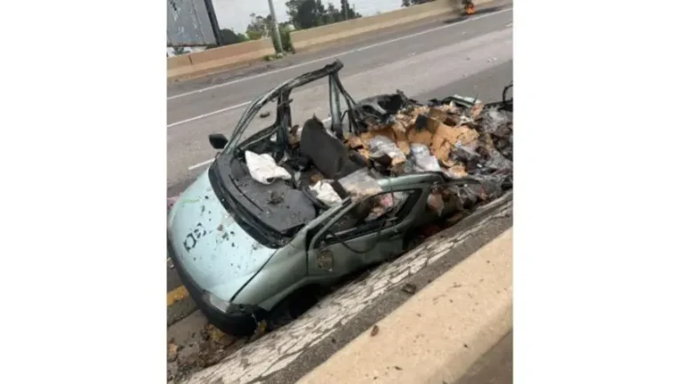 Israeli strike hits vehicle 20km south of Beirut hours after Washington talks